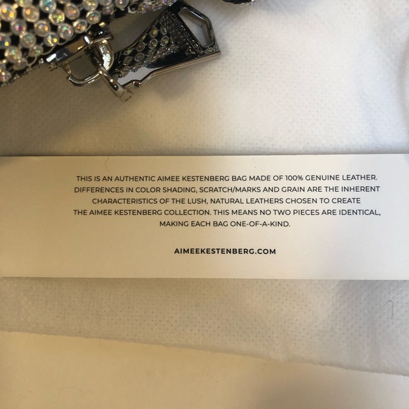 Aimee Kestenberg Sparkling Heart Bag NWT - Picture 12 of 12